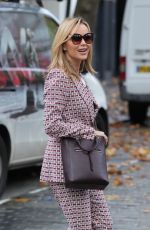 AMANDA HOLDEN Arrives at Heart Radio in London 11/12/2021