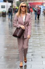 AMANDA HOLDEN Arrives at Heart Radio in London 11/12/2021