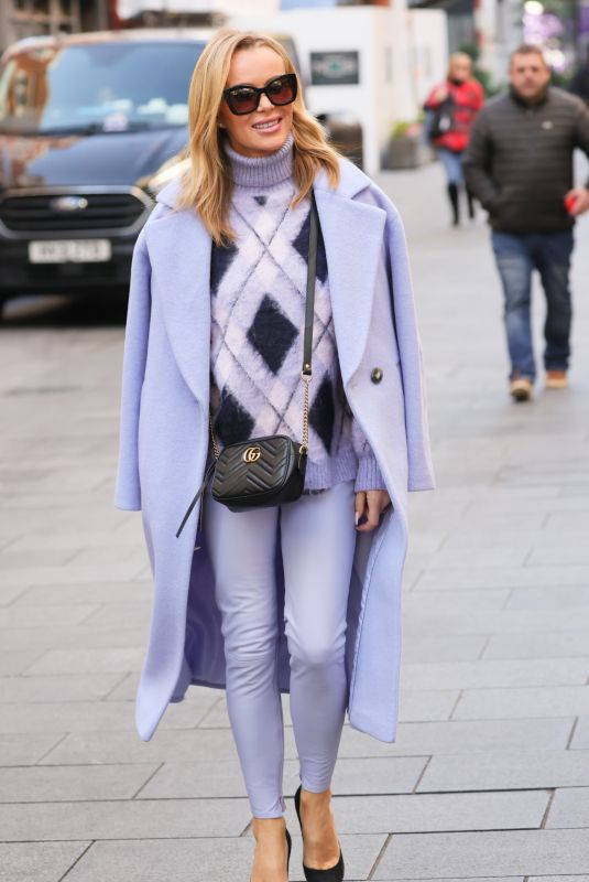 AMANDA HOLDEN at Heart Radio in London 11/17/2021