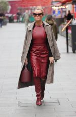 AMANDA HOLDEN at Heart Radio in London 11/19/2021