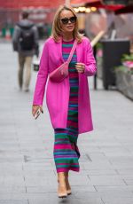 AMANDA HOLDEN Leaves Heart FM Radio in London 11/04/2021