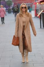 AMANDA HOLDEN Leaves Heart Radio in London 11/25/2021