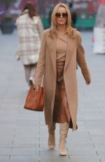 AMANDA HOLDEN Leaves Heart Radio in London 11/25/2021