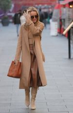 AMANDA HOLDEN Leaves Heart Radio in London 11/25/2021