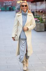 AMANDA HOLDENA Arrives at Heart Radio in London 111/02/2021