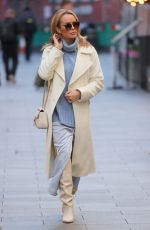 AMANDA HOLDENA Arrives at Heart Radio in London 111/02/2021