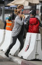 AMY ADAMS Arrives at Airport in Los Angeles 11/02/2021
