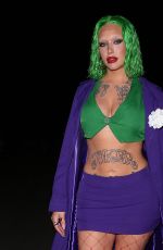 ANASTASIA KARANIKOLAOU Arrives at a Halloween Party at Highlight Room in Hollywood 10/31/2021