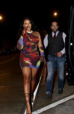ANGELA SIMMONS at Catch LA in West Hollywood 11/17/2021