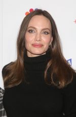 ANGELINA JOLIE at Paper & Glue / a Jr Project LA Premiere Screening at Museum of Tolerance in Los Angeles 11/18/2021