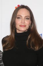 ANGELINA JOLIE at Paper & Glue / a Jr Project LA Premiere Screening at Museum of Tolerance in Los Angeles 11/18/2021