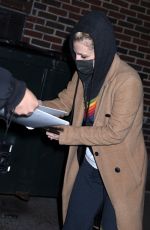 ANNALEIGH ASHFORD Leaves Late Show with Stephen Colbert in New York 11/04/2021