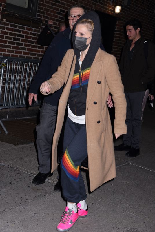 ANNALEIGH ASHFORD Leaves Late Show with Stephen Colbert in New York 11/04/2021