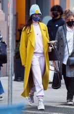 ANNE HATHAWAY Out and About in New York 11/17/2021