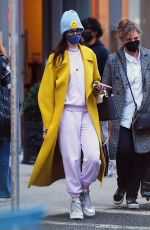 ANNE HATHAWAY Out and About in New York 11/17/2021