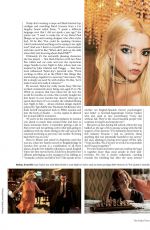 ANYA TAYLOR-JOY in Sunday Times Style Magazine, November 2021