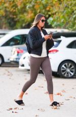 APRIL LOVE GEARY Arrives at a Hair Salon in Malibu 11/24/2021