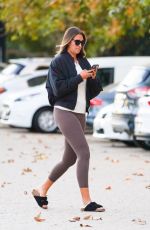 APRIL LOVE GEARY Arrives at a Hair Salon in Malibu 11/24/2021