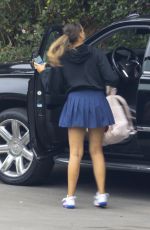 APRIL LOVE GEARY Headint to a Tennis Match in Malibu 11/19/2021
