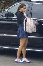 APRIL LOVE GEARY Headint to a Tennis Match in Malibu 11/19/2021
