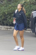 APRIL LOVE GEARY Headint to a Tennis Match in Malibu 11/19/2021