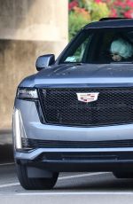 ASHLEE SIMPSON and Evan Ross Out Driving for Halloween 10/31/2021