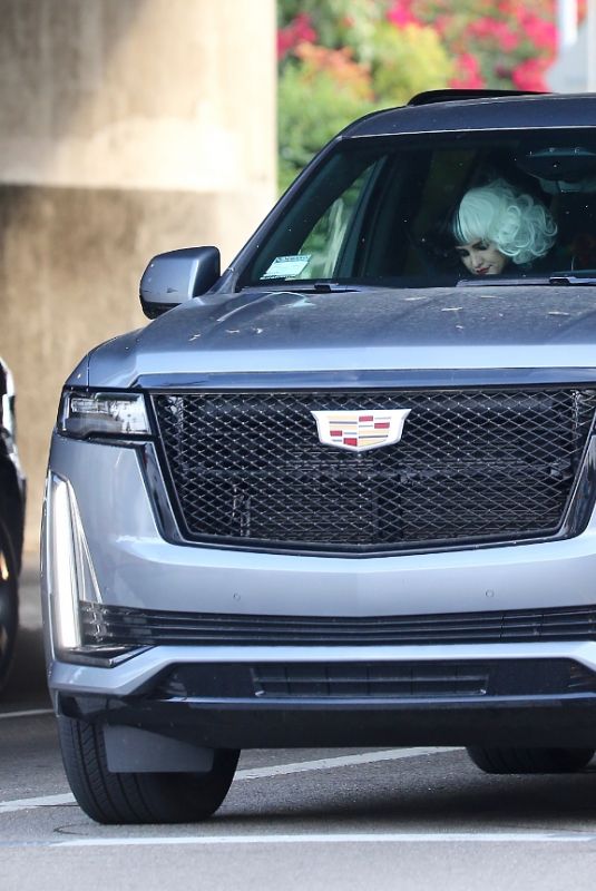 ASHLEE SIMPSON and Evan Ross Out Driving for Halloween 10/31/2021