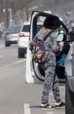 ASHLEE SIMPSON Out and About in Los Angeles 11/19/2021