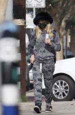 ASHLEE SIMPSON Out and About in Los Angeles 11/19/2021