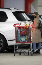 ASHLEE SIMPSON Shopping at Target in Los Angeles 11/23/2021