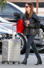 ASHLEY BENSON Arrives at Airport in Burbank 11/23/2021