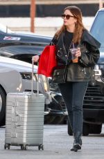ASHLEY BENSON Arrives at Airport in Burbank 11/23/2021