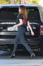 ASHLEY BENSON at a Gas Station in Los Angeles 11/22/2021