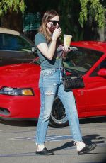 ASHLEY BENSON at Starbucks in Los Feliz 11/11/2021