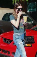 ASHLEY BENSON at Starbucks in Los Feliz 11/11/2021
