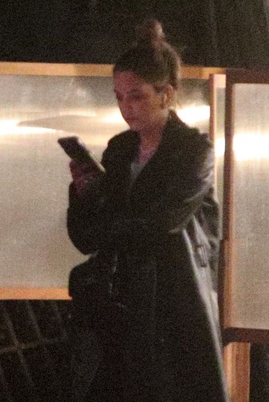 ASHLEY BENSON Heading to Her Home After a Friendsgiving Dinner in Los Feliz 11/24/2021