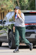 ASHLEY BENSON Heading to Workout in West Hollywood 11/01/2021