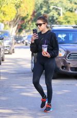 ASHLEY BENSON Leaves a Gym in West Hollywood 11/10/2021