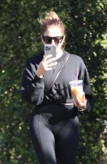 ASHLEY BENSON Leaves a Gym in West Hollywood 11/10/2021