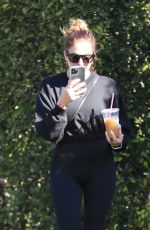 ASHLEY BENSON Leaves a Gym in West Hollywood 11/10/2021
