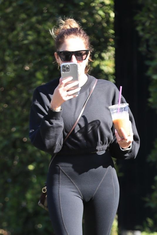 ASHLEY BENSON Leaves a Gym in West Hollywood 11/10/2021