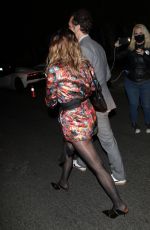 ASHLEY BENSON Leaves Paris Hilton