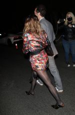 ASHLEY BENSON Leaves Paris Hilton