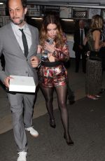 ASHLEY BENSON Leaves Paris Hilton