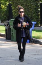 ASHLEY BENSON Leaves Pilates Class in West Hollywood 11/03/2021