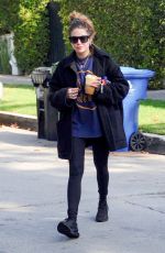 ASHLEY BENSON Leaves Pilates Class in West Hollywood 11/03/2021