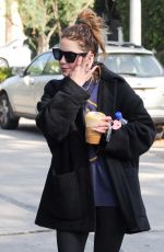 ASHLEY BENSON Leaves Pilates Class in West Hollywood 11/03/2021