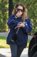 ASHLEY BENSON Out and About in West Hollywood 11/05/2021