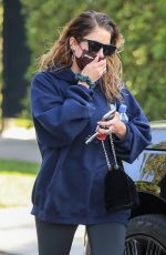 ASHLEY BENSON Out and About in West Hollywood 11/05/2021