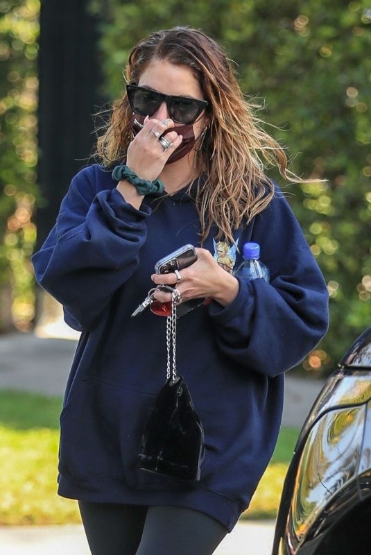 ASHLEY BENSON Out and About in West Hollywood 11/05/2021